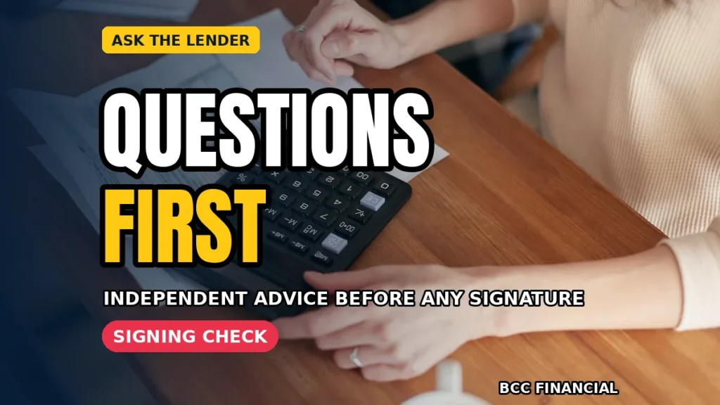 Owner keeping signed borrowing documents and a written list of guarantees in a single labelled folder at home