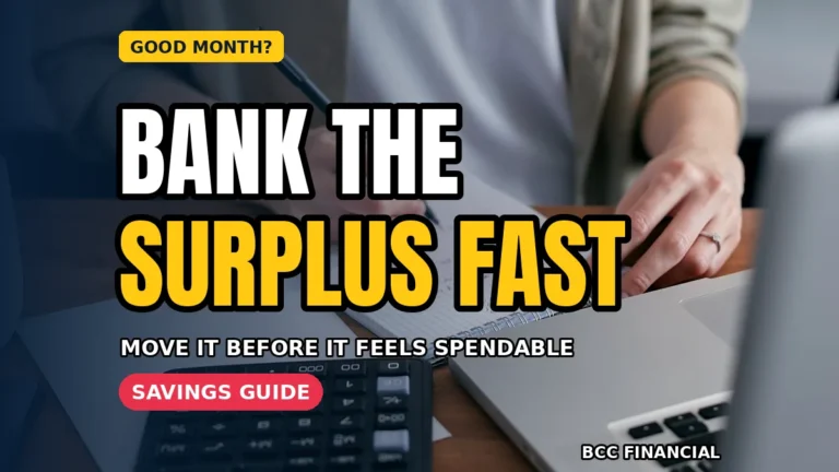 Retail owner following a seasonal profit saving good months small business plan during a busy trading week